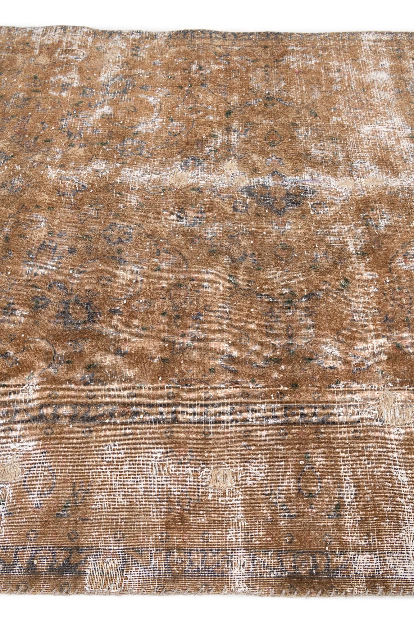 5' 3 x 7' 9 Hand Knotted Ultra Vintage Persian Wool Rug
