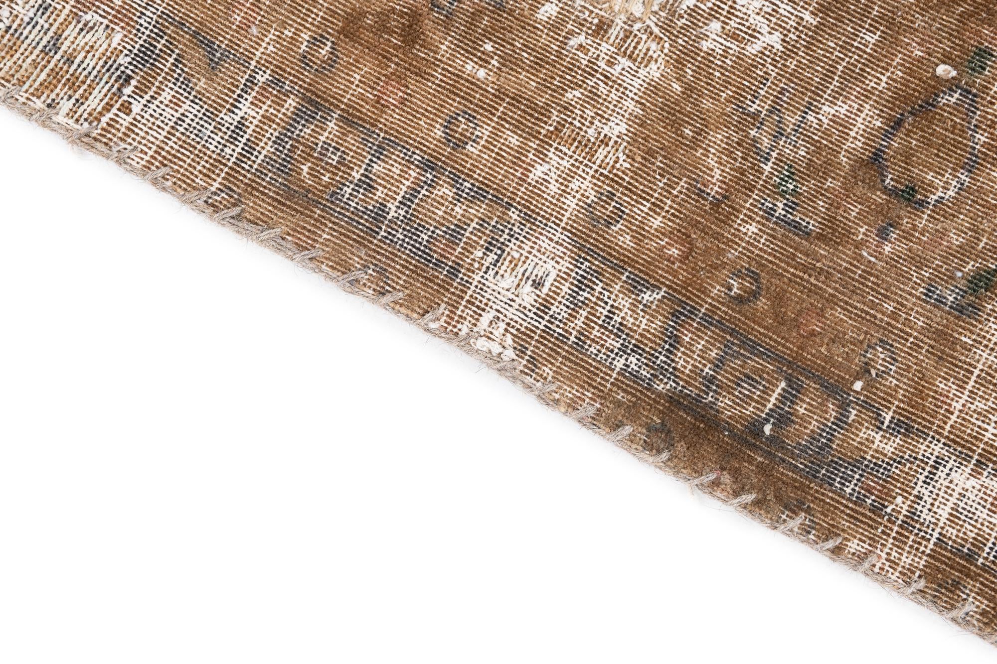 5' 3 x 7' 9 Hand Knotted Ultra Vintage Persian Wool Rug