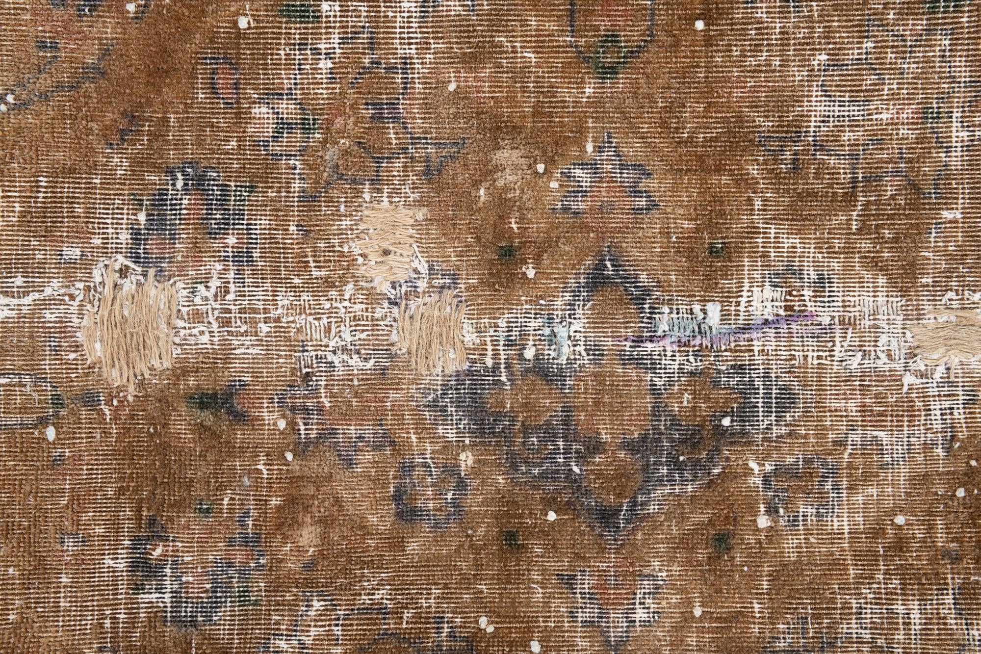 5' 3 x 7' 9 Hand Knotted Ultra Vintage Persian Wool Rug