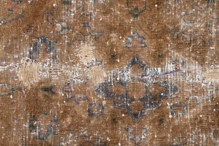 5' 3 x 7' 9 Hand Knotted Ultra Vintage Persian Wool Rug