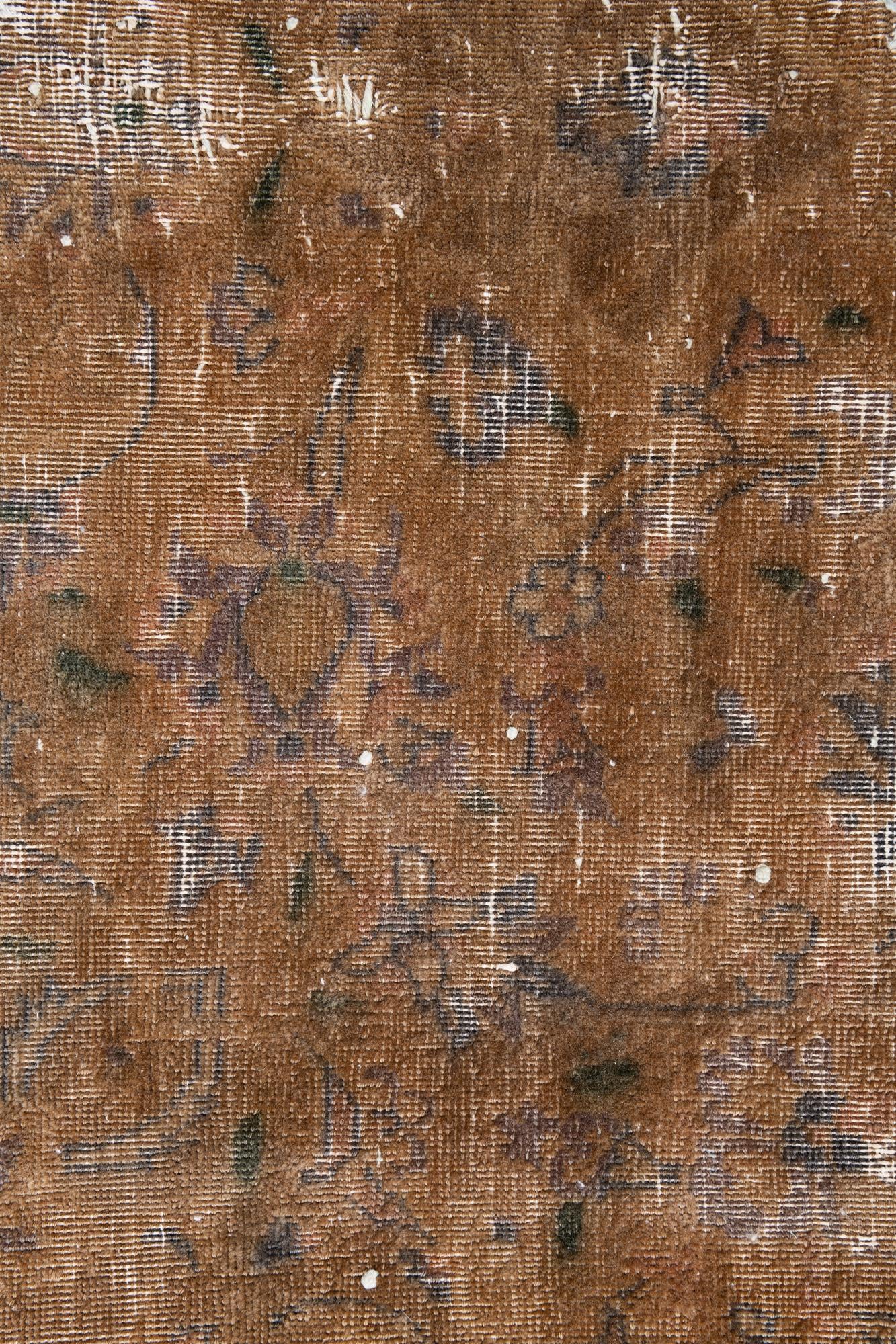 5' 3 x 7' 9 Hand Knotted Ultra Vintage Persian Wool Rug