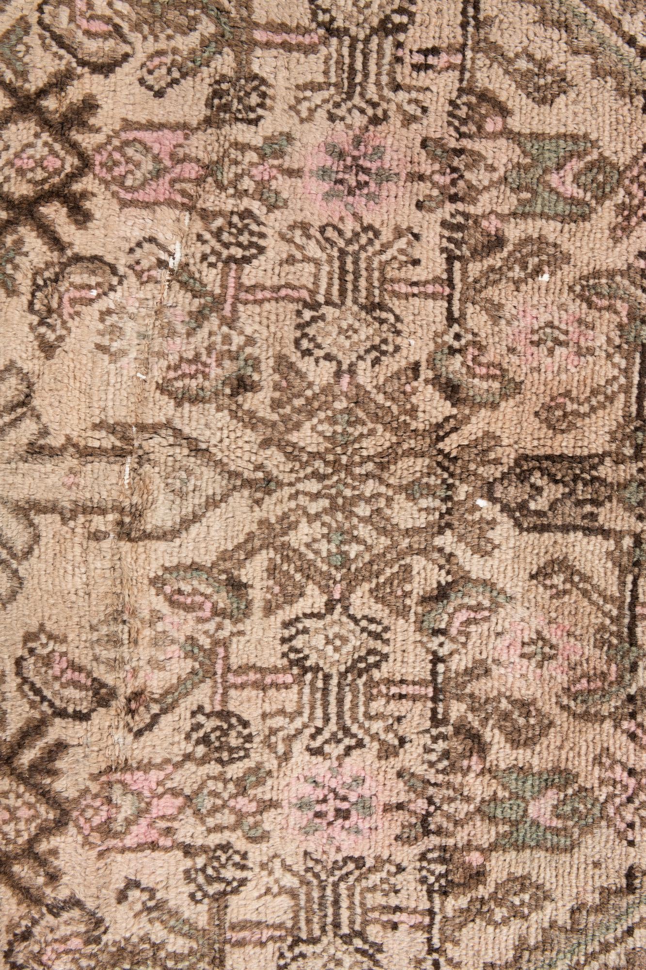 6' 3 x 9' 5 Hand Knotted Ultra Vintage Persian Wool Rug