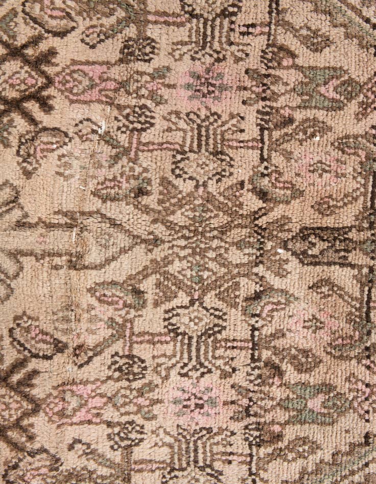 Detail image of 6' 3 x 9' 5  Hand Knotted Ultra Vintage Persian Wool Rug