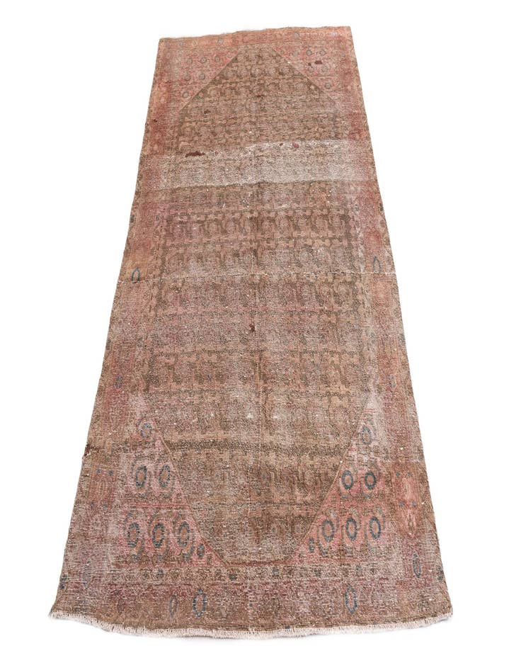 Detail image of 4' 9 x 7' 8  Hand Knotted Ultra Vintage Persian Wool Rug