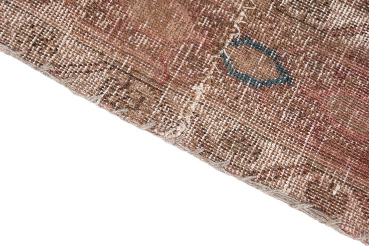 Detail image of 4' 9 x 7' 8 Hand Knotted Ultra Vintage Persian Wool Rug