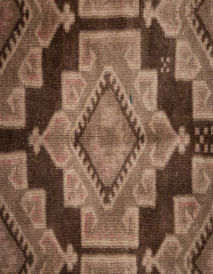 Detail image of 3' 9 x 6' 2  Hand Knotted Ultra Vintage Persian Wool Rug