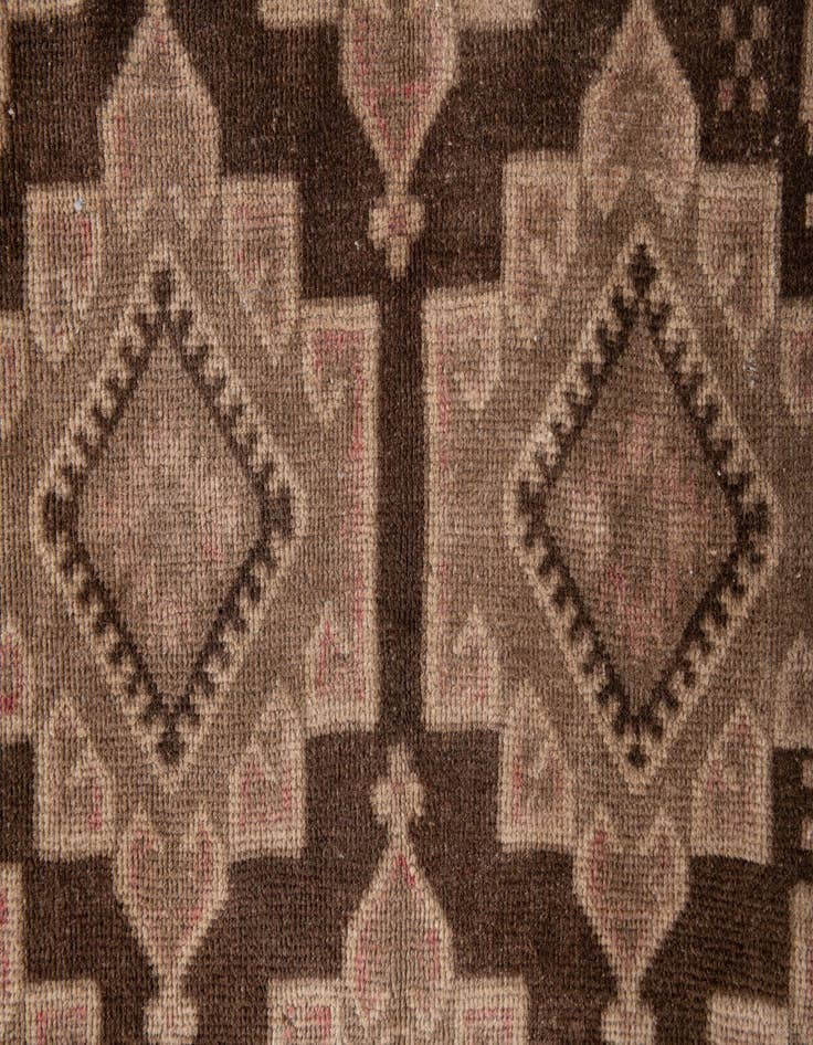 Detail image of 3' 9 x 6' 2  Hand Knotted Ultra Vintage Persian Wool Rug