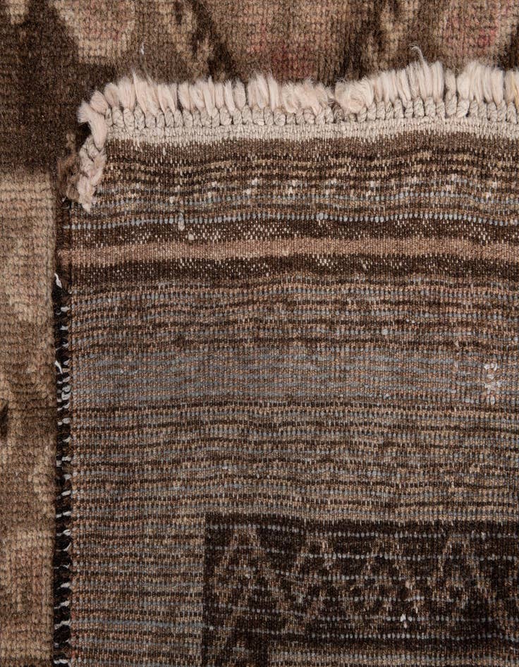 Detail image of 3' 9 x 6' 2  Hand Knotted Ultra Vintage Persian Wool Rug