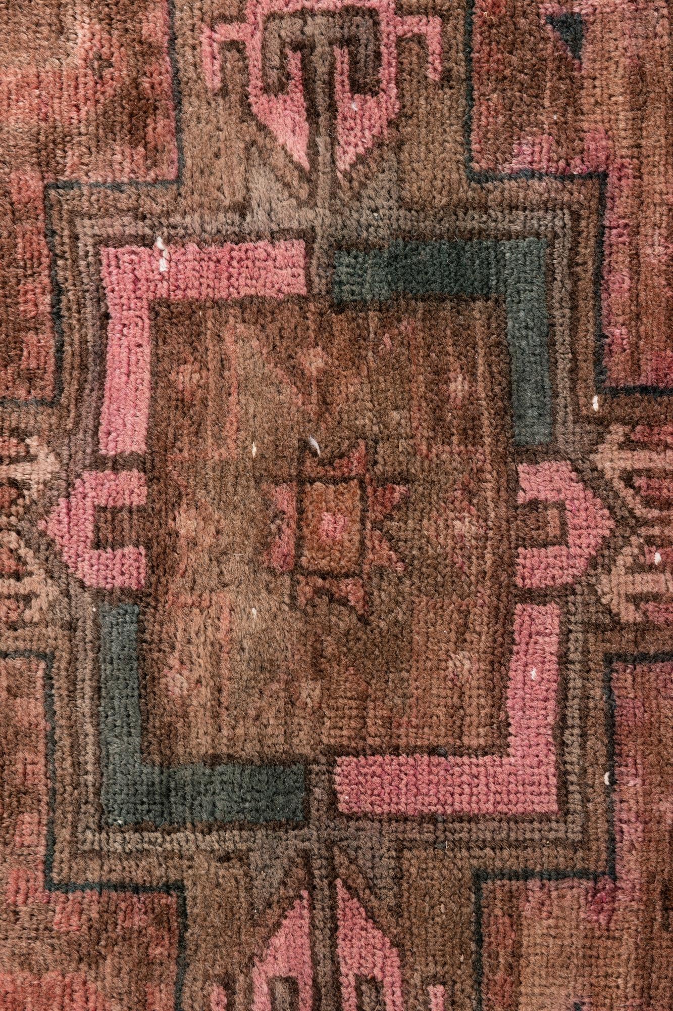 4' x 7' 1 Hand Knotted Ultra Vintage Persian Wool Rug