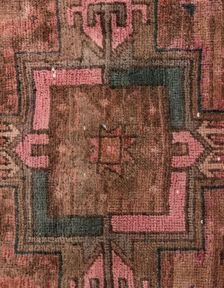 Detail image of 4' x 7' 1  Hand Knotted Ultra Vintage Persian Wool Rug