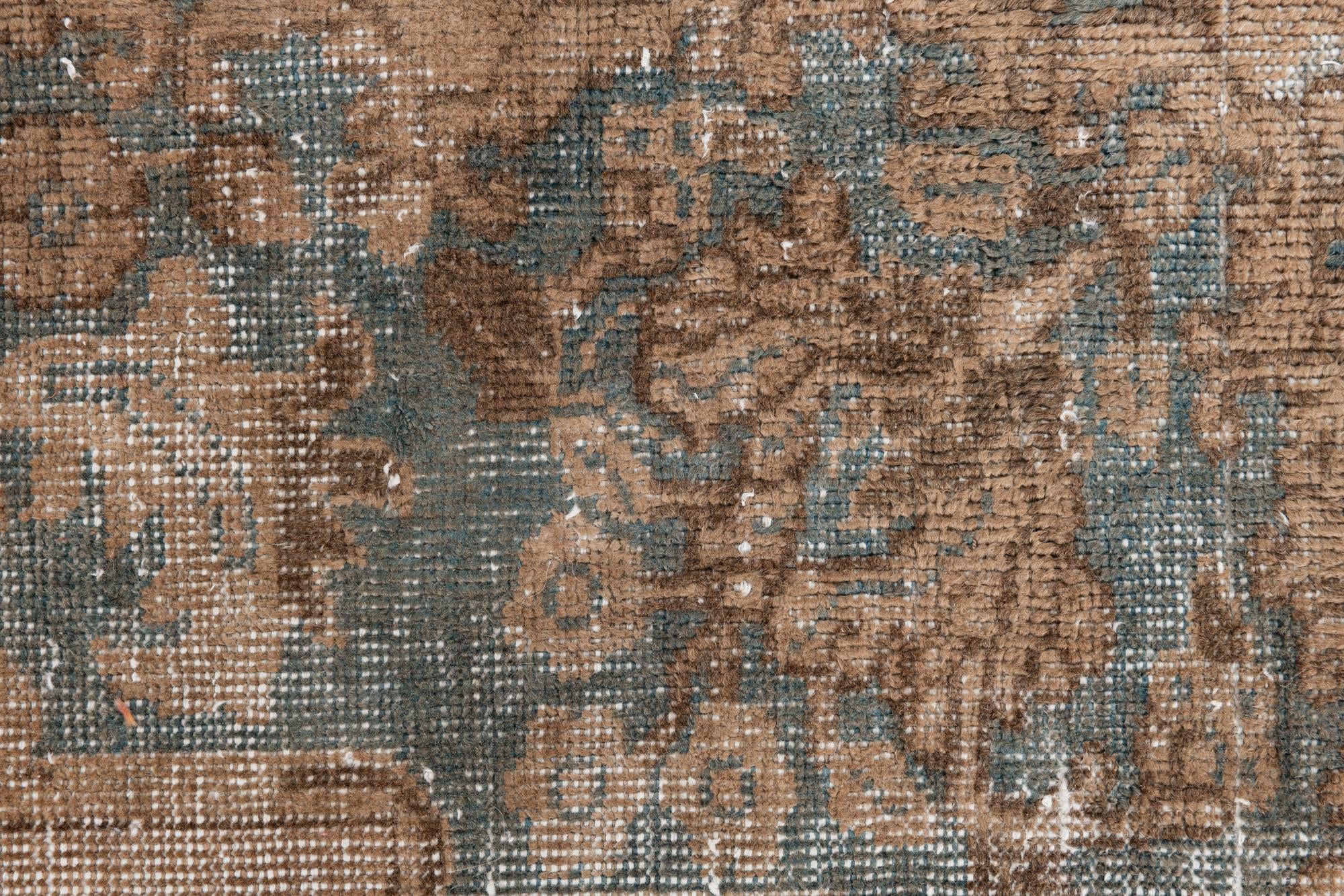 4' 2 x 7' 1 Hand Knotted Ultra Vintage Persian Wool Rug