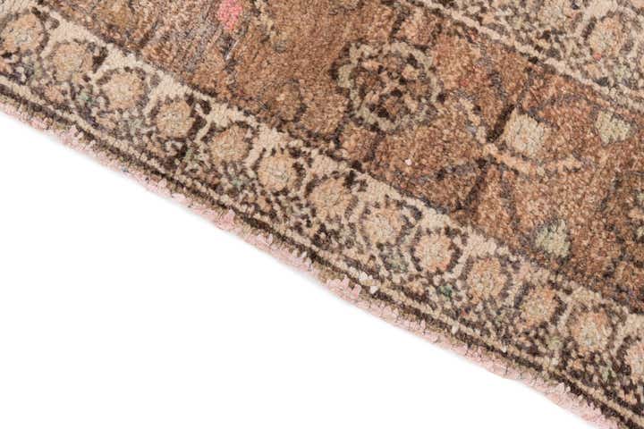 4' 6 x 6' 7 Hand Knotted Ultra Vintage Persian Wool Rug