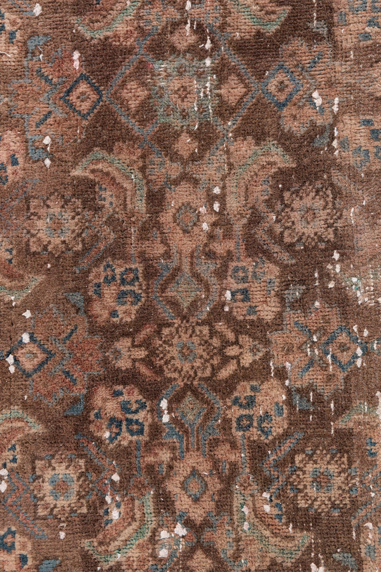 4' 6 x 8' 6 Hand Knotted Ultra Vintage Persian Wool Rug