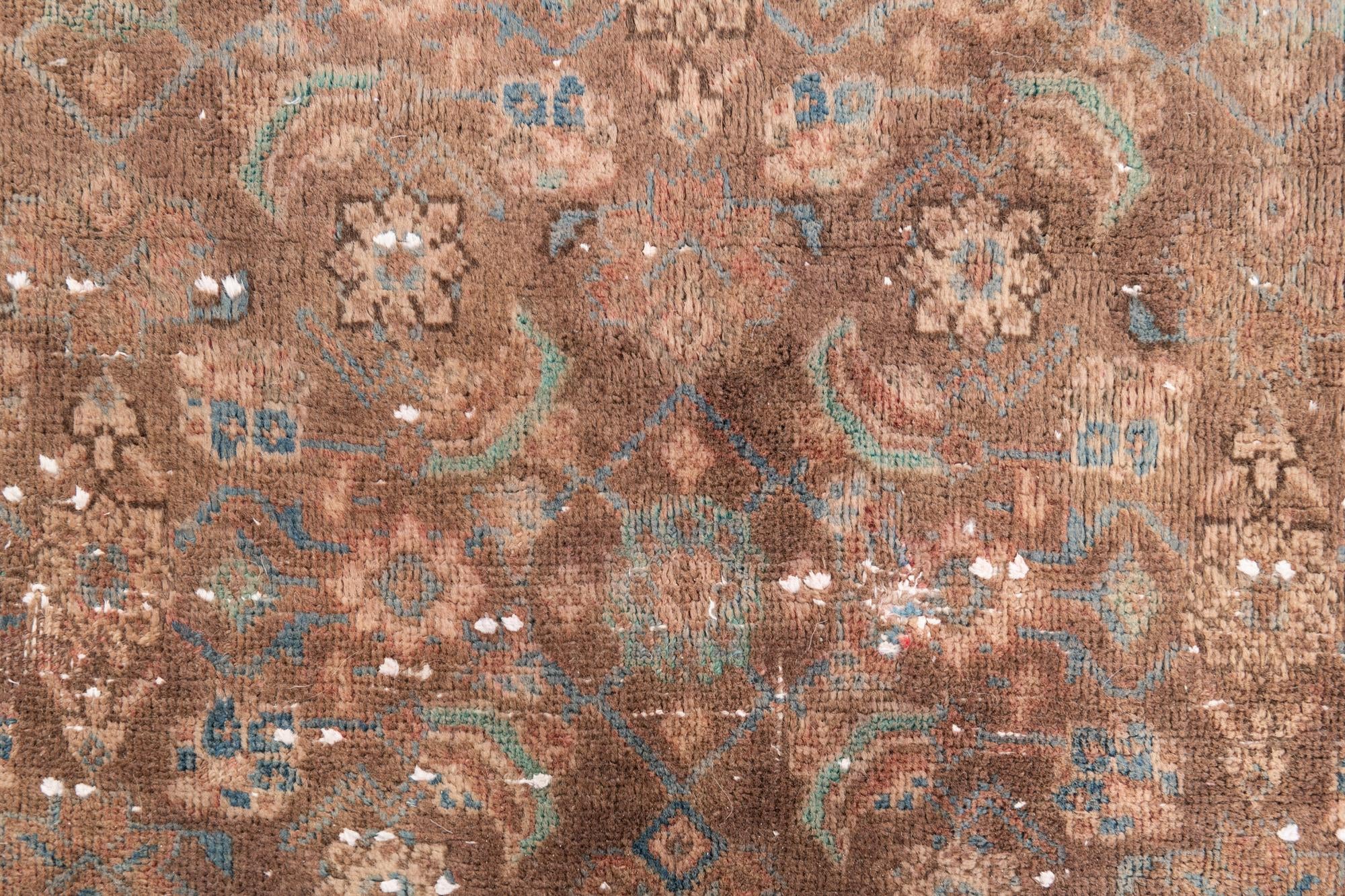4' 6 x 8' 6 Hand Knotted Ultra Vintage Persian Wool Rug