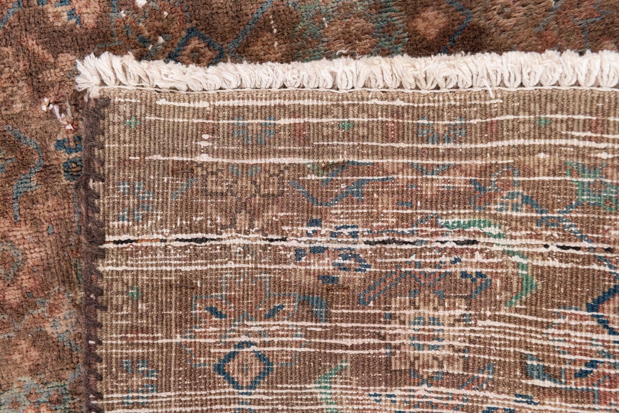 4' 6 x 8' 6 Hand Knotted Ultra Vintage Persian Wool Rug
