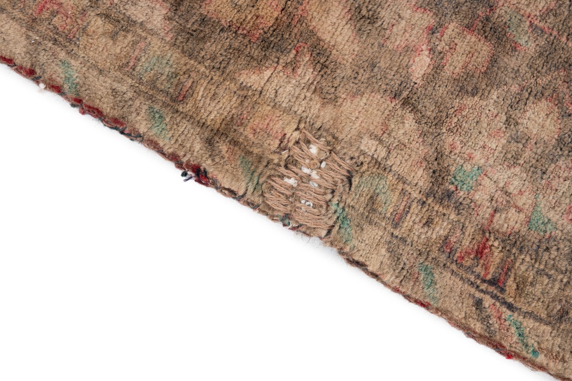 3' 6 x 5' 10 Hand Knotted Ultra Vintage Persian Wool Rug