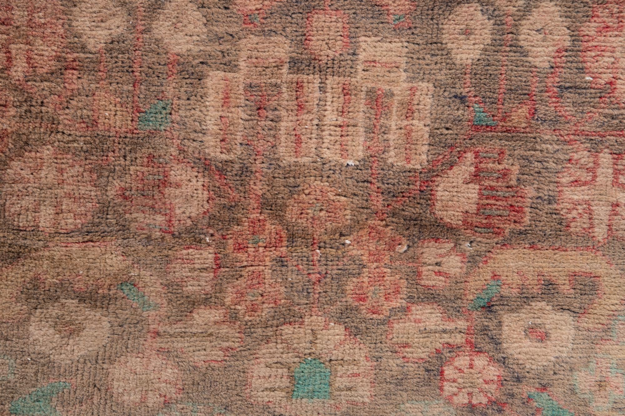3' 6 x 5' 10 Hand Knotted Ultra Vintage Persian Wool Rug