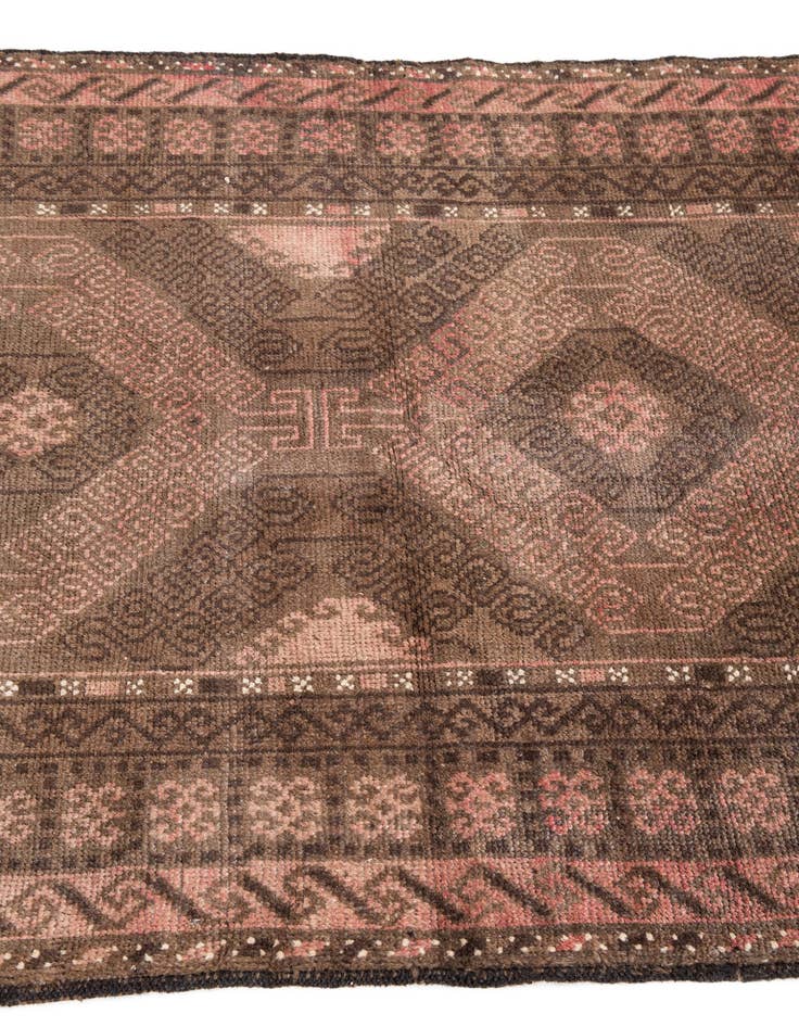 Detail image of 3' 4 x 5' 10  Hand Knotted Ultra Vintage Persian Wool Rug