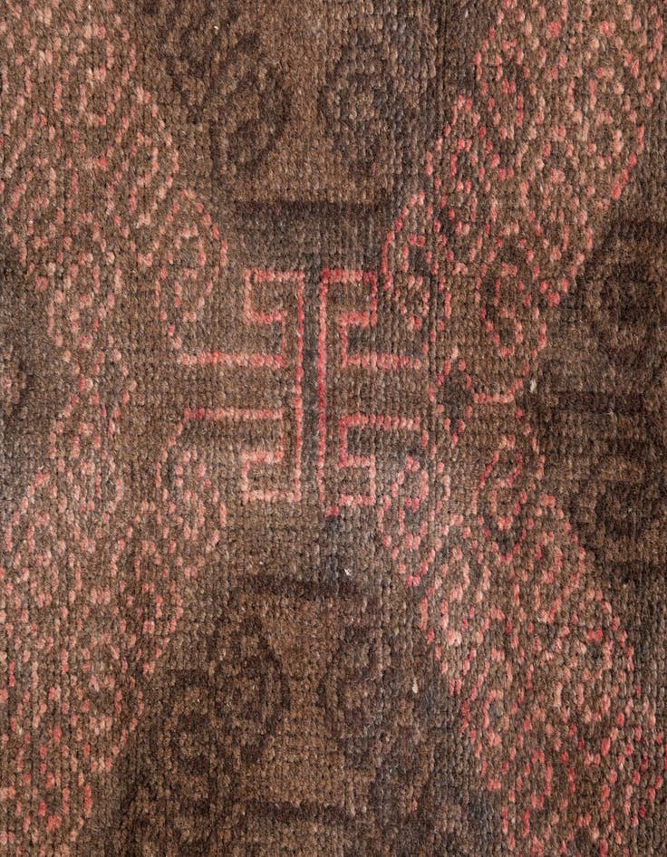 Detail image of 3' 4 x 5' 10  Hand Knotted Ultra Vintage Persian Wool Rug