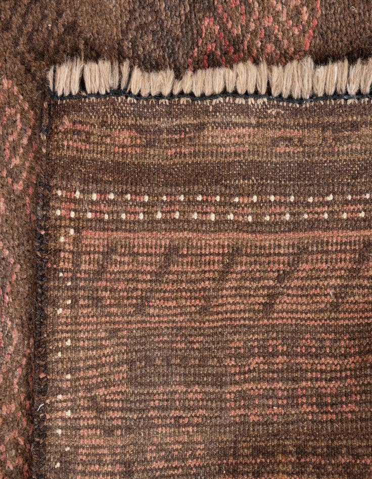 Detail image of 3' 4 x 5' 10  Hand Knotted Ultra Vintage Persian Wool Rug