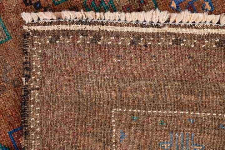 3' 7 x 5' 10 Hand Knotted Ultra Vintage Persian Wool Rug