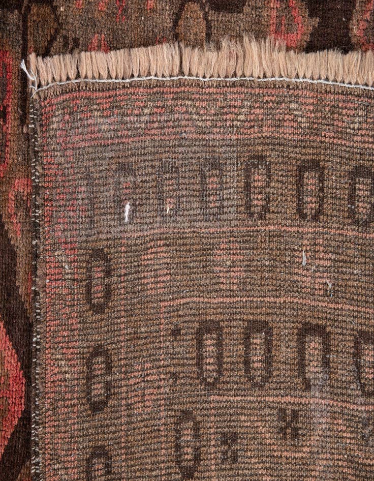 Detail image of 3' 5 x 6'  Hand Knotted Ultra Vintage Persian Wool Rug