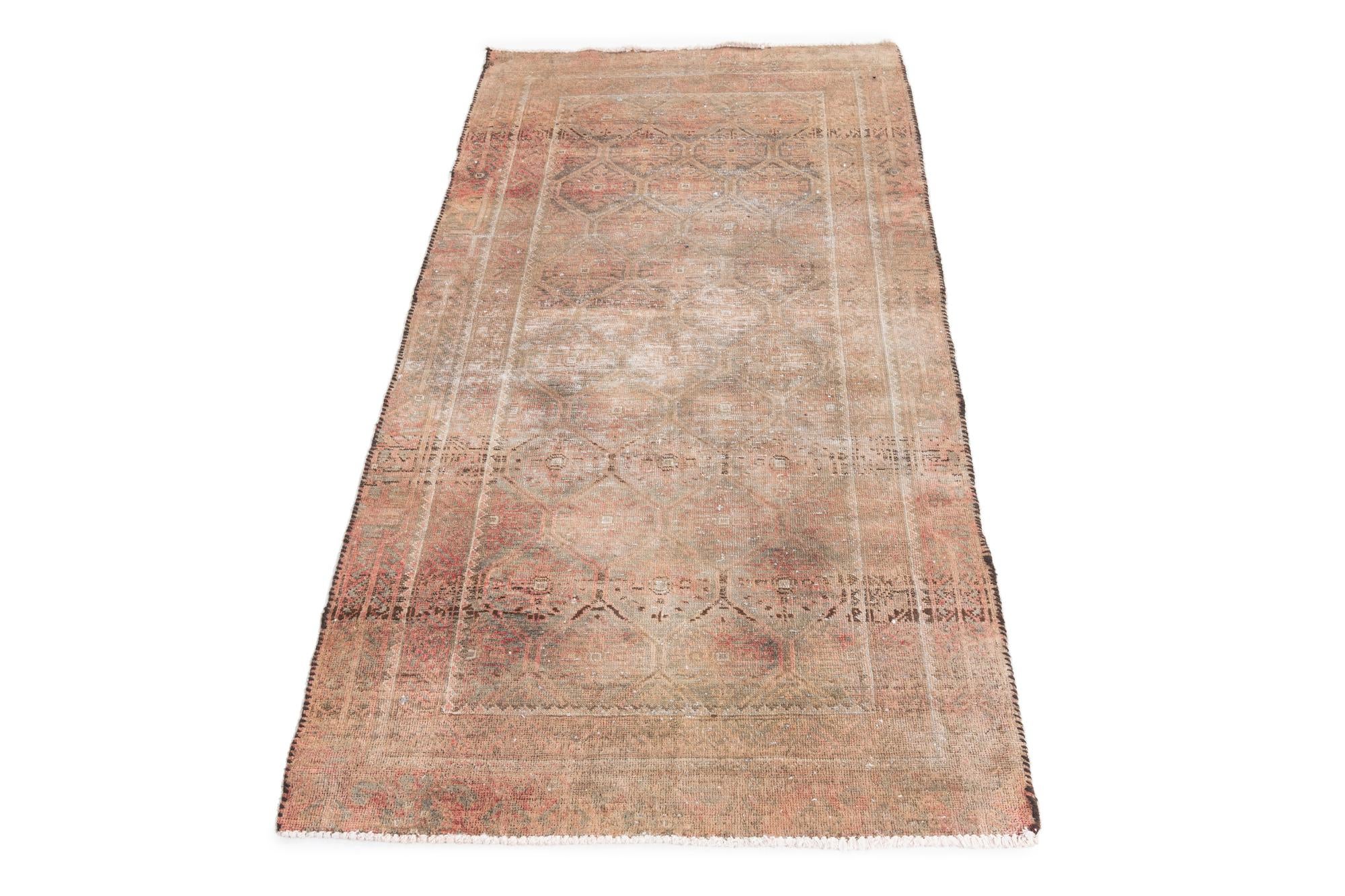 3' x 5' 9 Hand Knotted Ultra Vintage Persian Wool Rug