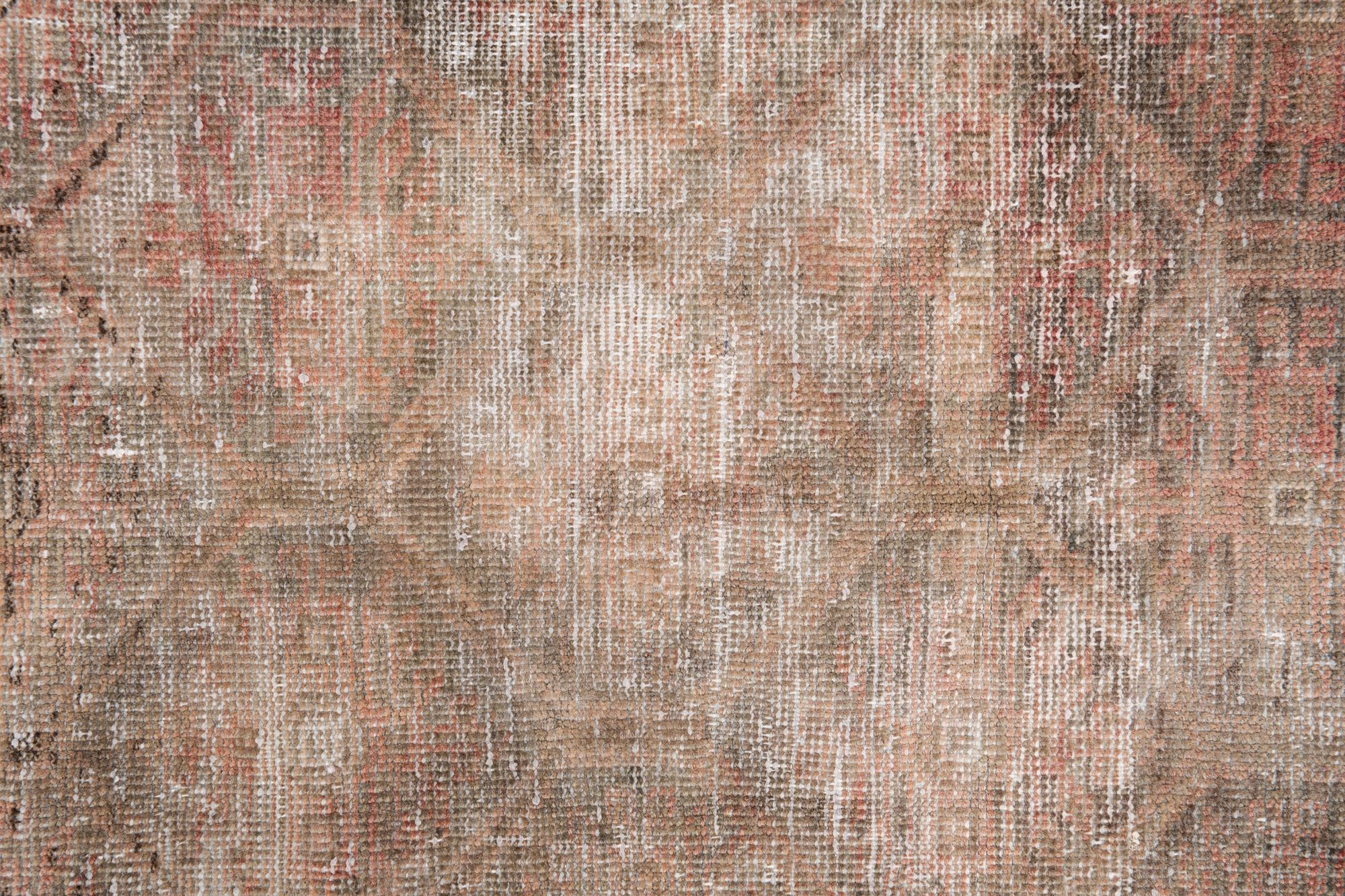 3' x 5' 9 Hand Knotted Ultra Vintage Persian Wool Rug