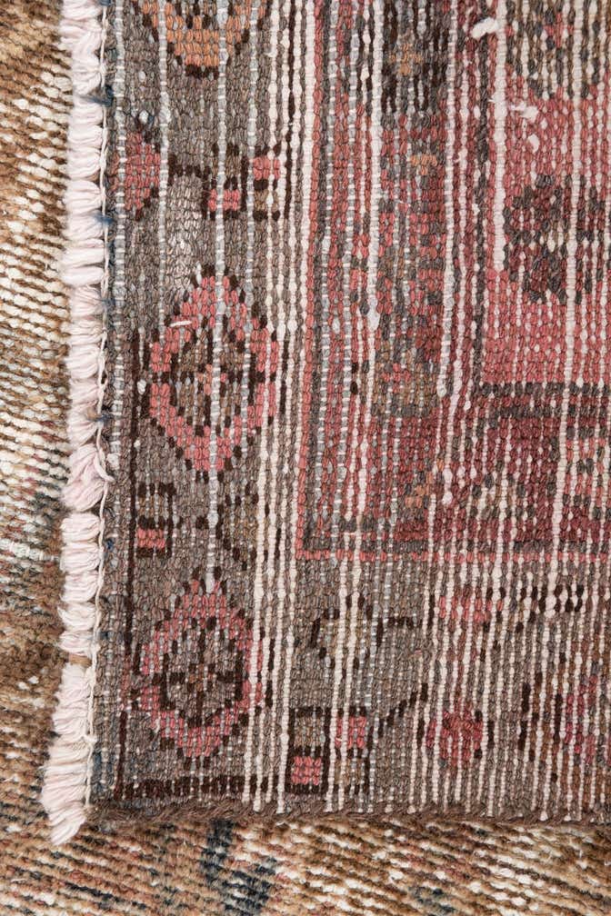 3' 4 x 6' 2 Hand Knotted Ultra Vintage Persian Wool Rug