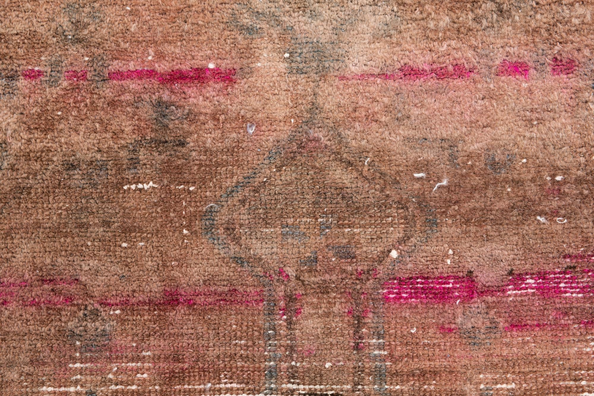 3' 6 x 6' 9 Hand Knotted Ultra Vintage Persian Wool Rug
