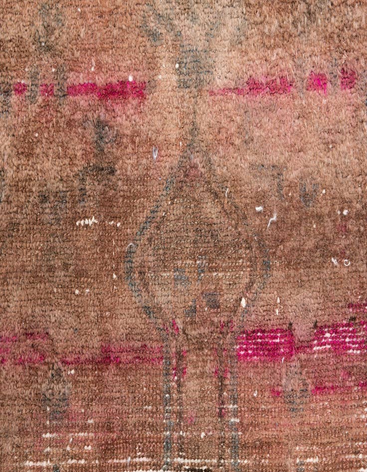 Detail image of 3' 6 x 6' 9  Hand Knotted Ultra Vintage Persian Wool Rug