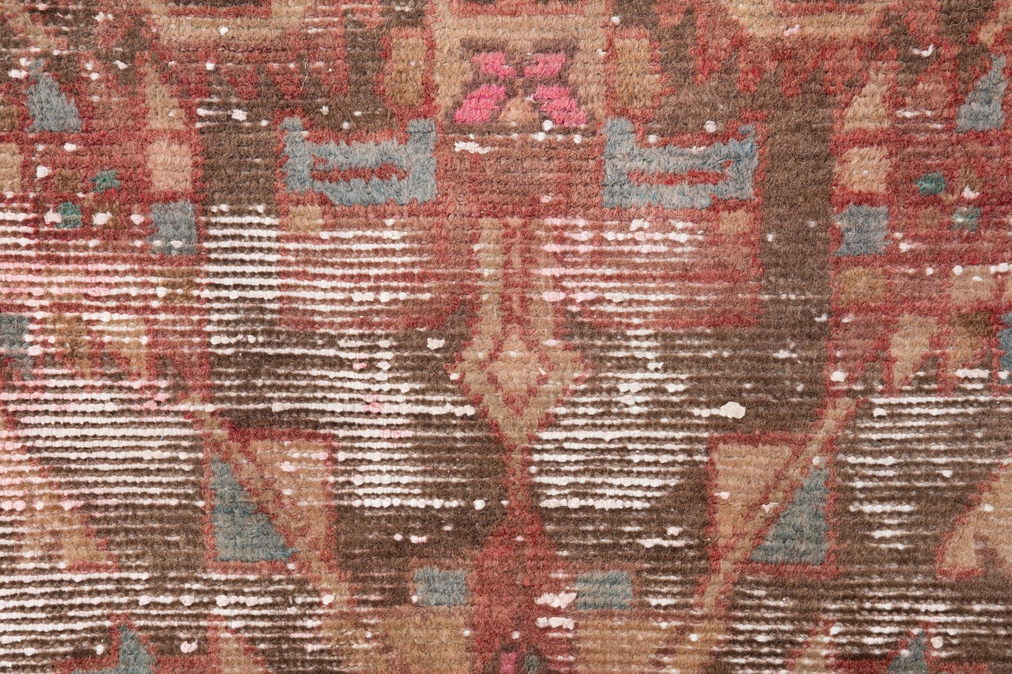 3' 4 x 6' 1 Hand Knotted Ultra Vintage Persian Wool Rug