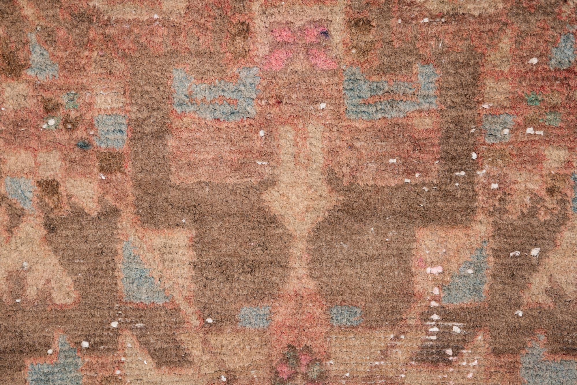 3' 4 x 6' 1 Hand Knotted Ultra Vintage Persian Wool Rug