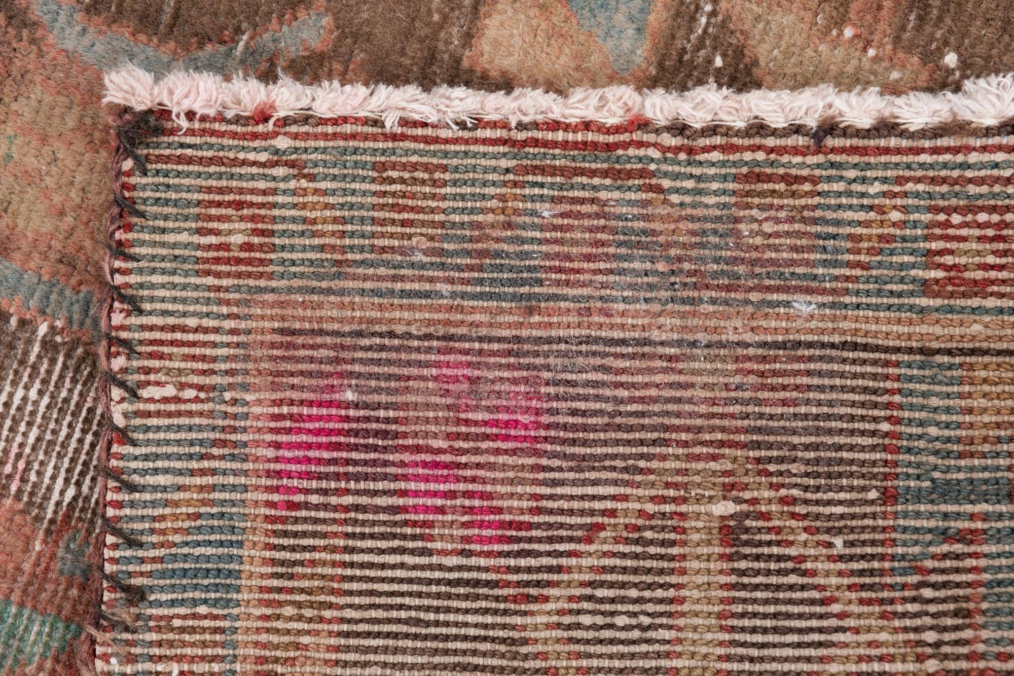 3' 4 x 6' 1 Hand Knotted Ultra Vintage Persian Wool Rug