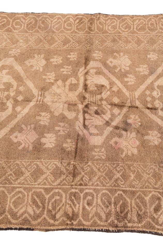 Detail image of 120cm x 190cm Hand Knotted Ultra Vintage Persian Wool Rug