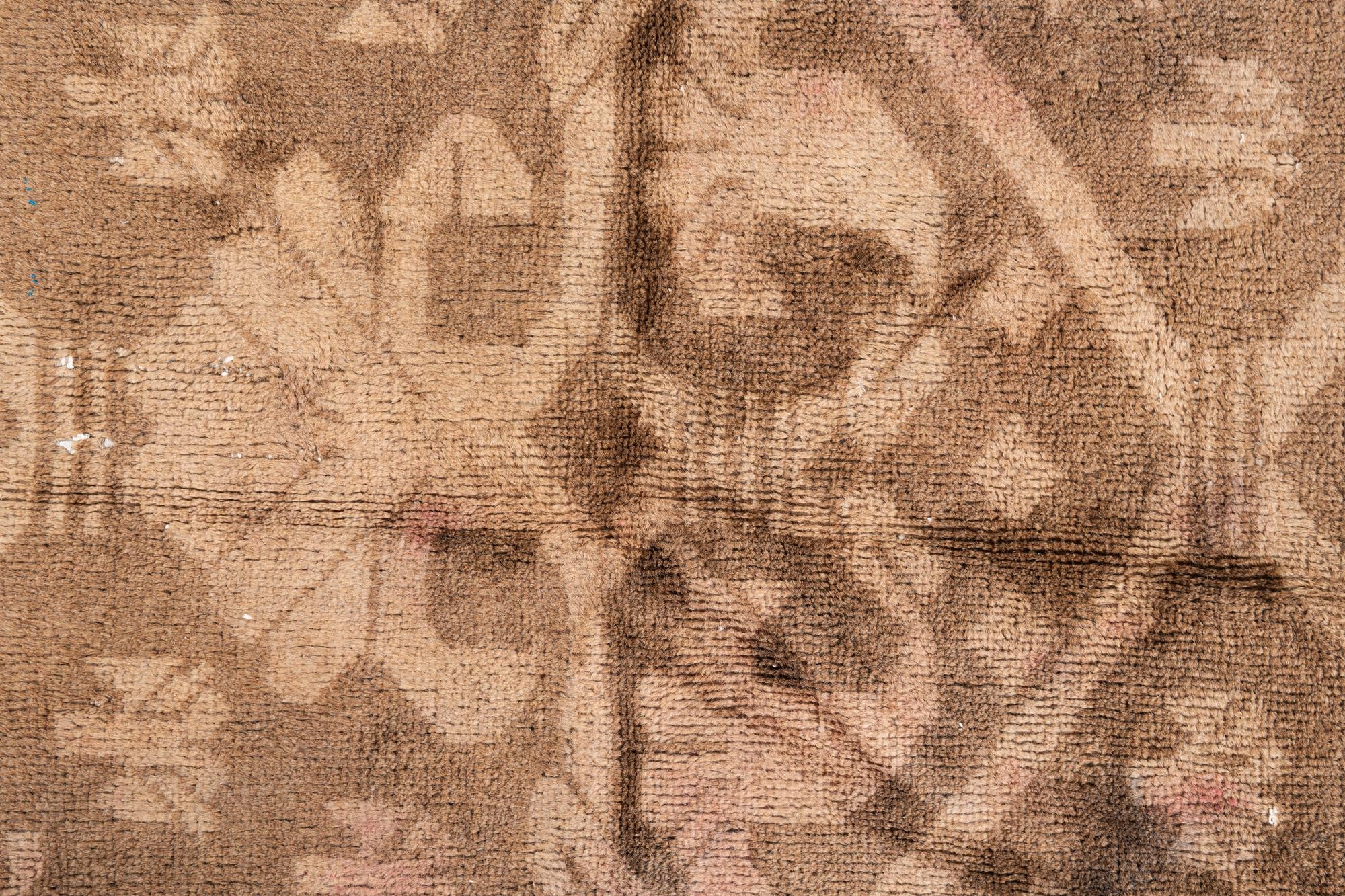 4' x 6' 2 Hand Knotted Ultra Vintage Persian Wool Rug