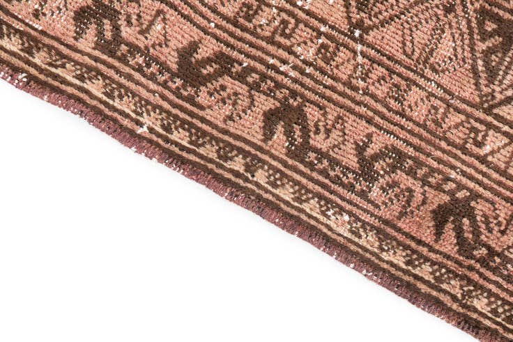 Detail image of 6' x 10' 3 Hand Knotted Ultra Vintage Persian Wool Rug