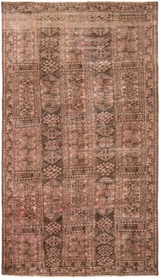 Detail image of 6' x 10' 3 Hand Knotted Ultra Vintage Persian Wool Rug