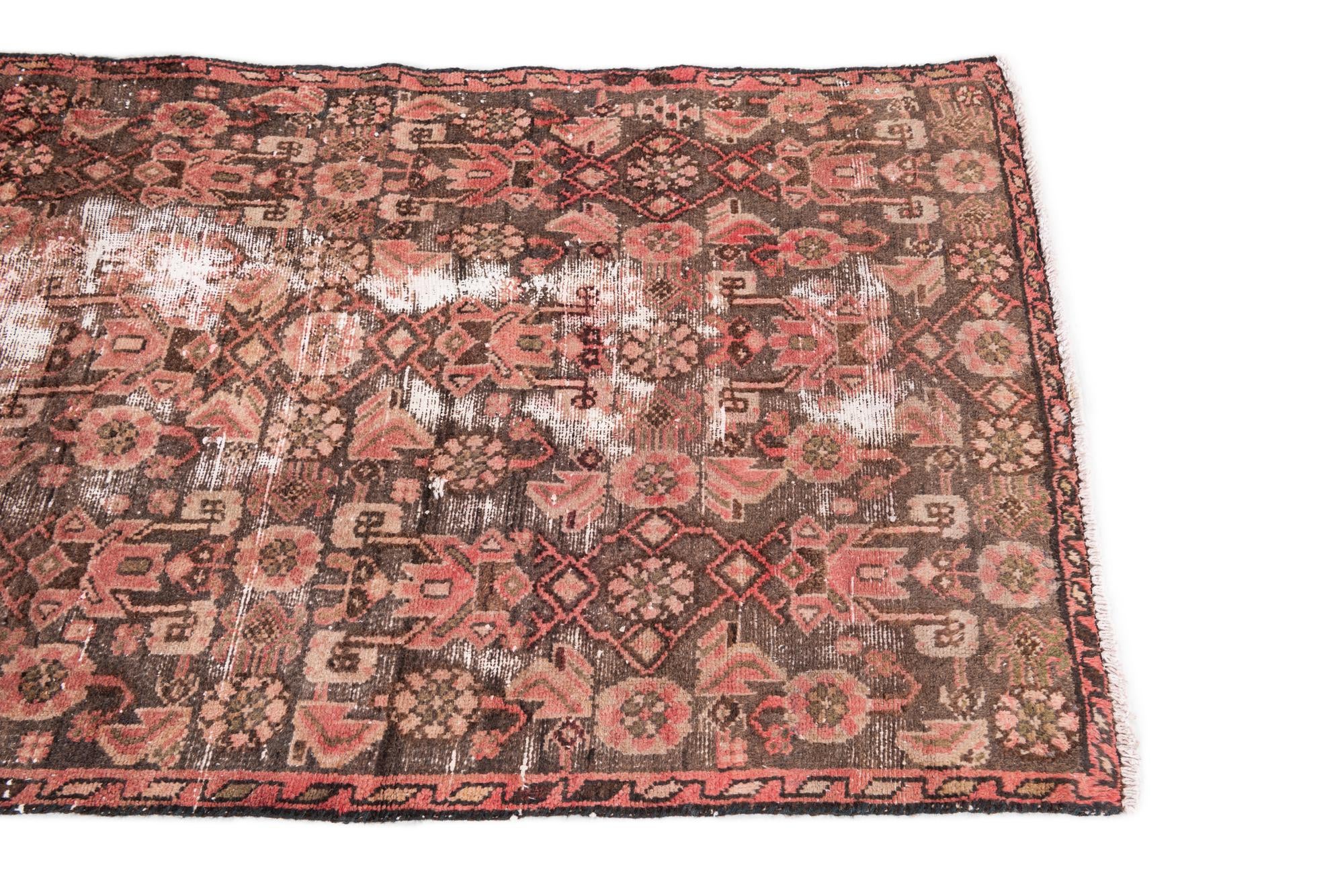 2' 9 x 4' 8 Hand Knotted Ultra Vintage Persian Wool Rug