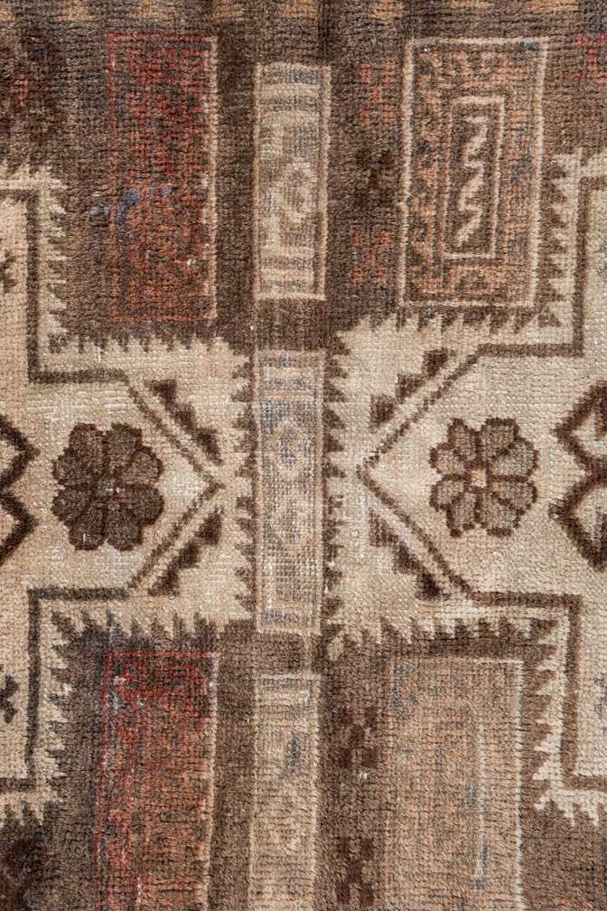 3' 4 x 6' 4 Hand Knotted Ultra Vintage Persian Wool Rug