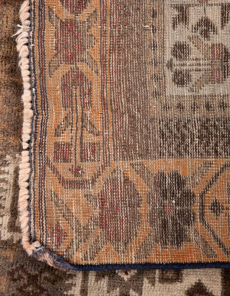 Detail image of 3' 4 x 6' 4  Hand Knotted Ultra Vintage Persian Wool Rug