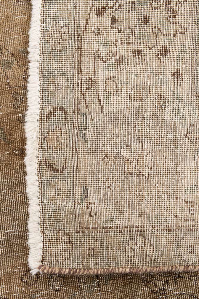 6' 4 x 9' Hand Knotted Ultra Vintage Persian Wool Rug