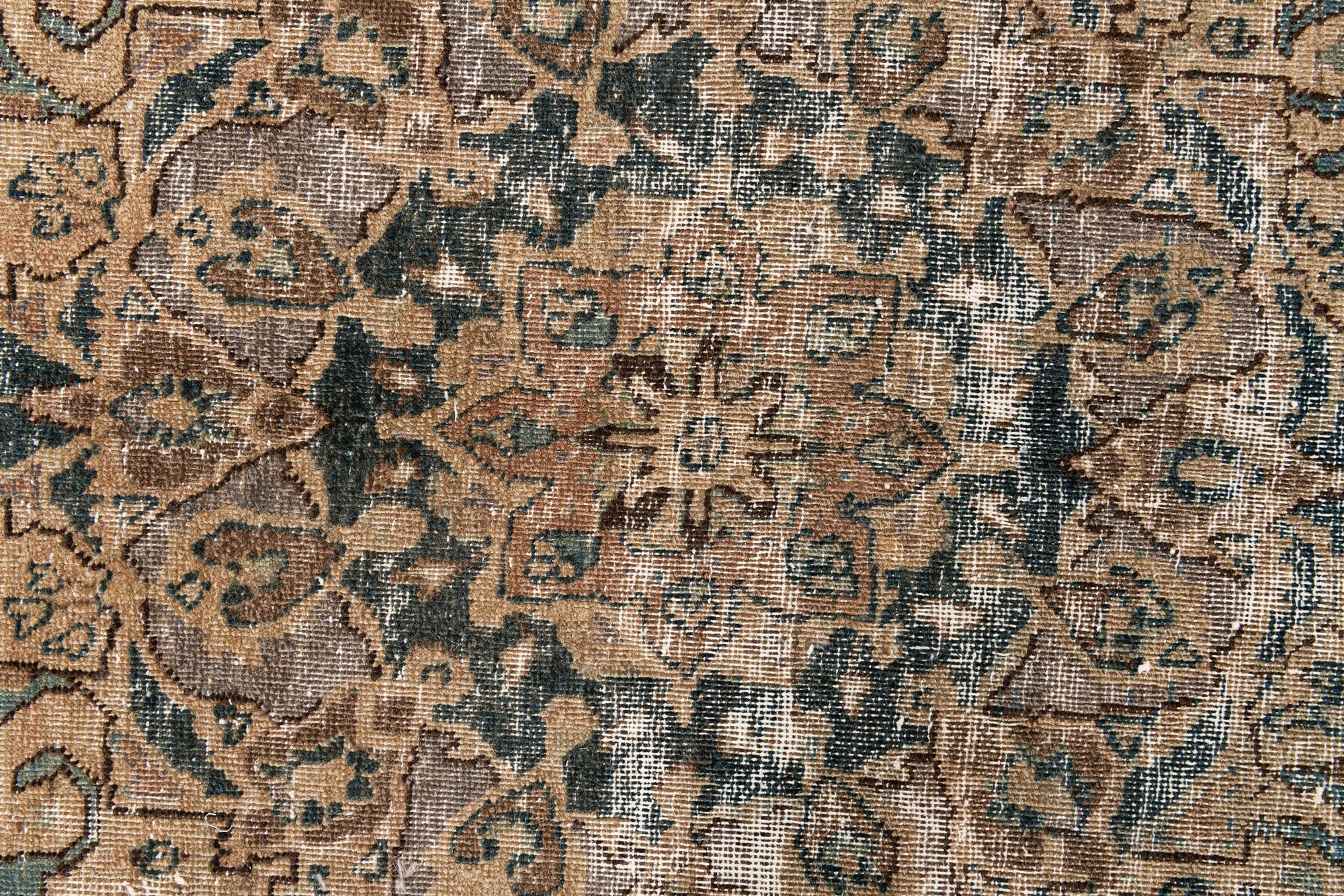 6' x 9' 5 Hand Knotted Ultra Vintage Persian Wool Rug