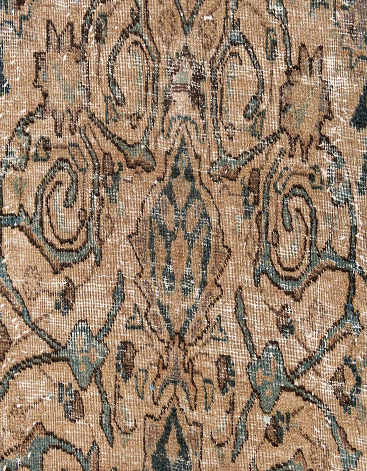 Detail image of 6' x 9' 5  Hand Knotted Ultra Vintage Persian Wool Rug