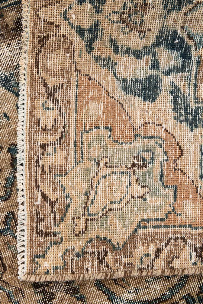 6' x 9' 5 Hand Knotted Ultra Vintage Persian Wool Rug