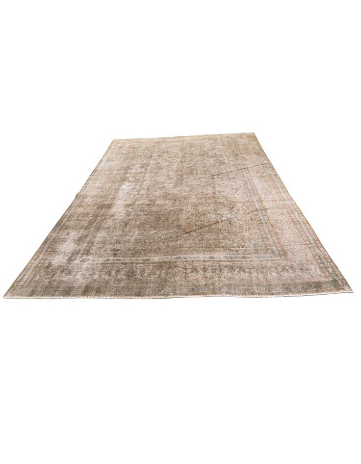 Detail image of 9' 4 x 12' 10 Hand Knotted Ultra Vintage Persian Wool Rug