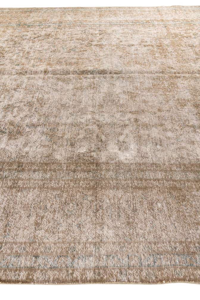 9' 4 x 12' 10 Hand Knotted Ultra Vintage Persian Wool Rug