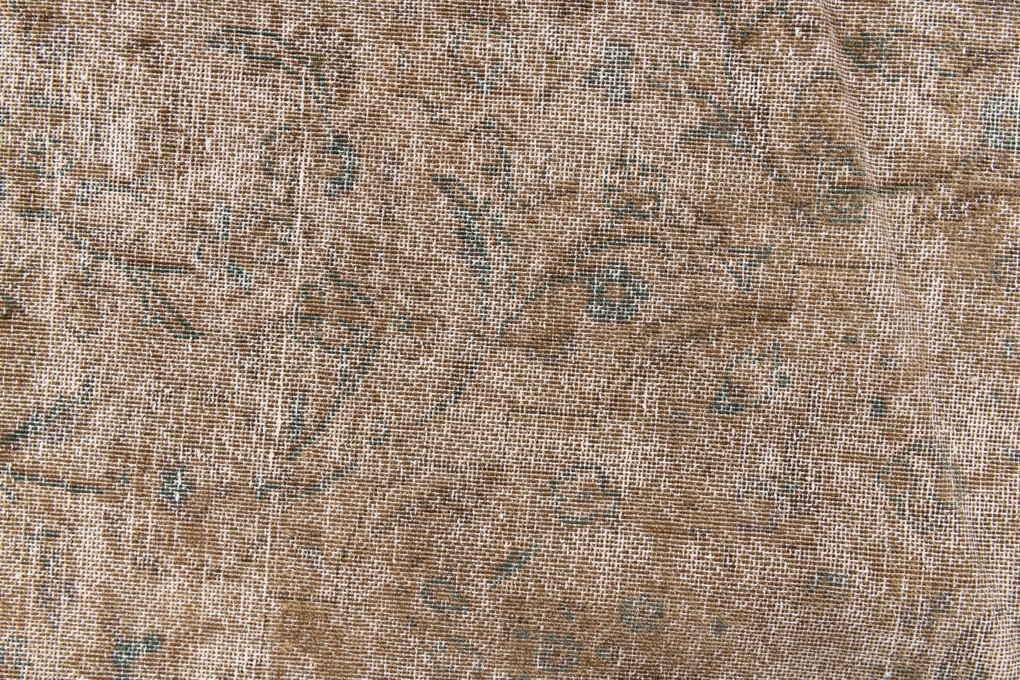 9' 4 x 12' 10 Hand Knotted Ultra Vintage Persian Wool Rug