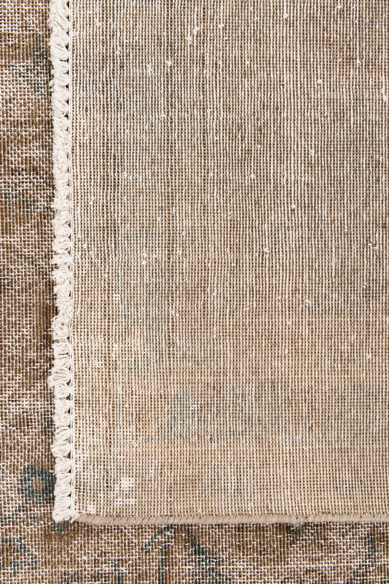 9' 4 x 12' 10 Hand Knotted Ultra Vintage Persian Wool Rug