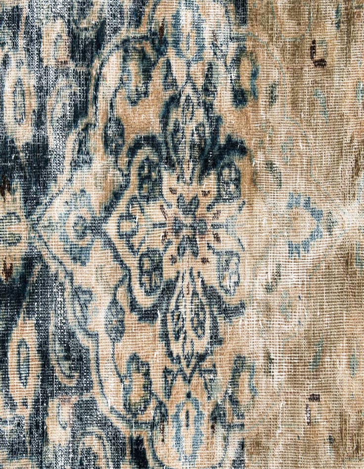 Detail image of 5' 4 x 8' 6  Hand Knotted Ultra Vintage Persian Wool Rug